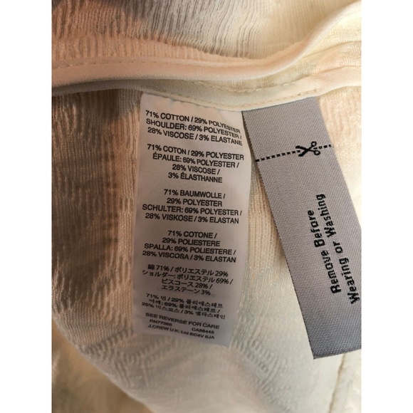 NWT J.CREW Jacquard Zip-Pocket Shift Dress S - Picture 8 of 8